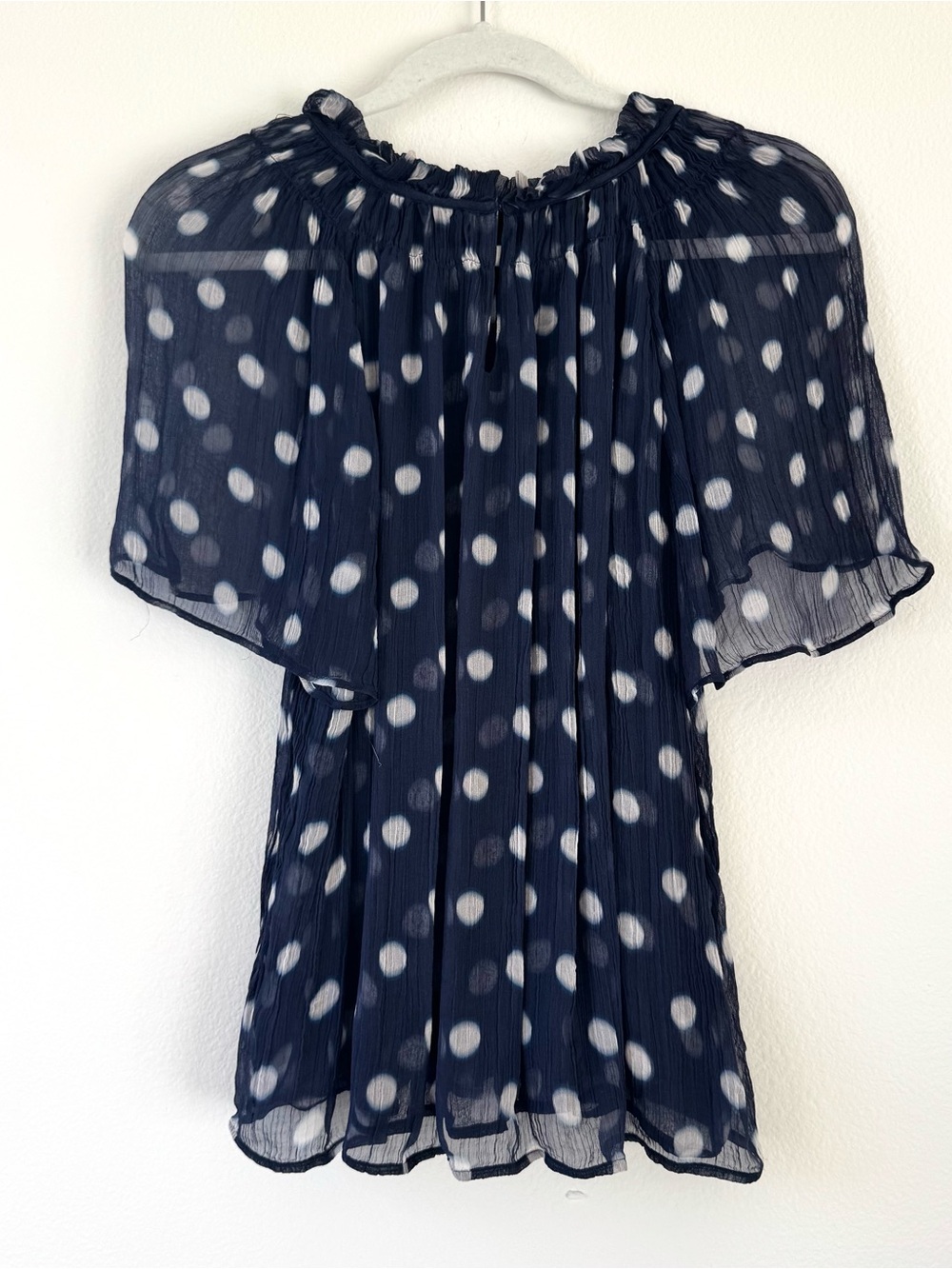 J.Crew Crinkle Chiffon Smocked Top - Picture 11 of 12